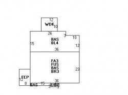 35 Kenilworth St, Newton MA  02458-2705 floor plan