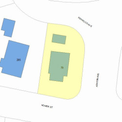 79 Kenwood Ave, Newton MA 02459-1421 plot plan