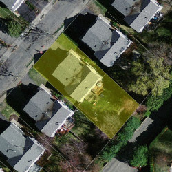 22 Tanglewood Rd, Newton MA 02459-2862 aerial view