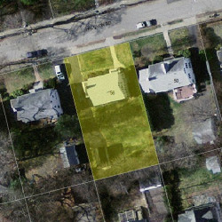 56 Halcyon Rd, Newton MA 02459-2432 aerial view