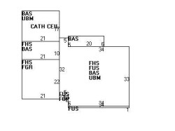 88 Adena Rd, Newton MA  02465-1221 floor plan