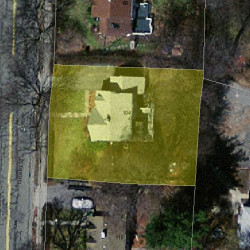 104 Cherry St, Newton MA 02465-1239 aerial view