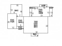 212 Greenwood St, Newton MA 02459-3043 floor plan