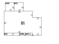75 Littlefield Rd, Newton MA  02459-3010 floor plan