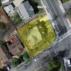 409 Winchester St, Newton MA  02461-2008 aerial view