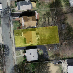 22 Owatonna St, Newton MA 02466-1411 aerial view