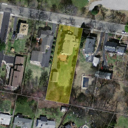 77 Cornell St, Newton MA 02462-1320 aerial view