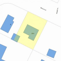 2004 Beacon St, Newton MA 02468-1471 plot plan