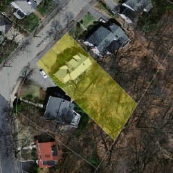 48 Kingston Rd, Newton MA  02461-1014 aerial view