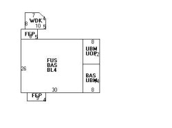 136 Jackson St, Newton MA 02459-2538 floor plan