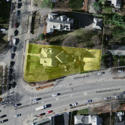 629 Commonwealth Ave, Newton MA  02459-1628 aerial view