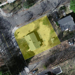 364 Winchester St, Newton MA 02461-2035 aerial view