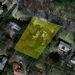 19 Fenwick Rd, Newton MA  02468-2214 aerial view