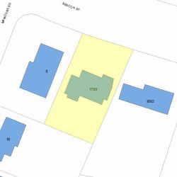 1700 Beacon St, Newton MA 02468-1463 plot plan