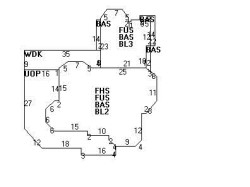 91 Lenox St, Newton MA 02465-3024 floor plan