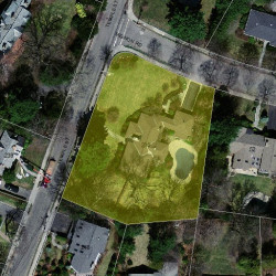 230 Temple St, Newton MA  02465-2334 aerial view