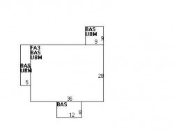 297 Derby St, Newton MA 02465-1047 floor plan