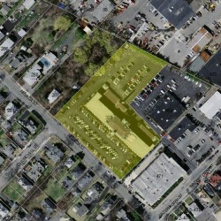 320 Nevada St, Newton MA 02460-1435 aerial view