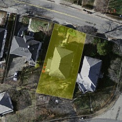 148 Cabot St, Newton MA 02458-2536 aerial view