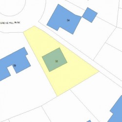 58 Grove Hill Park, Newton MA 02460-2304 plot plan