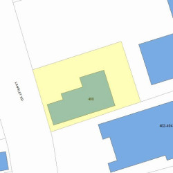 400 Langley Rd, Newton MA  02459-2354 plot plan