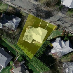 71 Cynthia Rd, Newton MA 02459-2836 aerial view