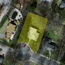 19 Mary Mount Rd, Newton MA  02466-2813 aerial view
