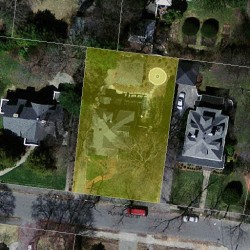 30 Plainfield St, Newton MA  02468-1633 aerial view