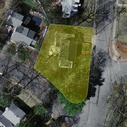 40 Greenlawn Ave, Newton MA  02459-1714 aerial view