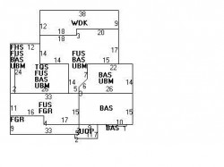 86 Huntington Rd, Newton MA  02458-2417 floor plan