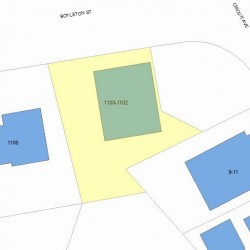 1100 Boylston St, Newton MA 02461-1345 plot plan