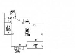 42 Oxford Rd, Newton MA 02459-2405 floor plan