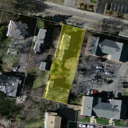 188 Church St, Newton MA  02458-1906 aerial view