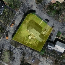 5 Graydale Cir, Newton MA  02466-2307 aerial view