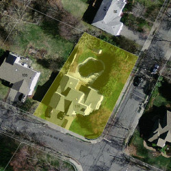 116 Old Farm Rd, Newton MA 02459-3439 aerial view