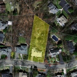 37 Ellis Rd, Newton MA  02465-2916 aerial view