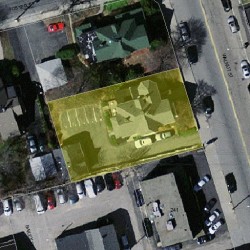 227 Walnut St, Newton MA 02460-1609 aerial view