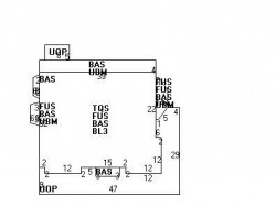 121 Hunnewell Ave, Newton MA 02458-2243 floor plan