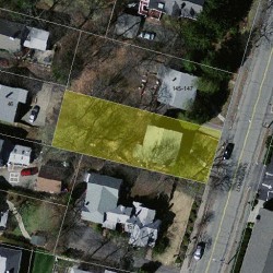 149 Lowell Ave, Newton MA 02460-1521 aerial view