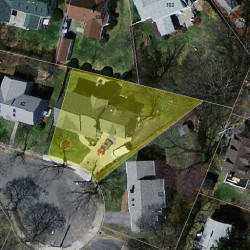 48 Edward Rd, Newton MA 02465-1120 aerial view