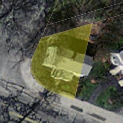 43 Crafts St, Newton MA 02458-1255 aerial view