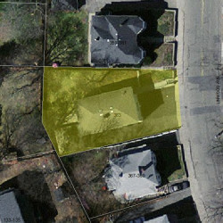 363 Linwood Ave, Newton MA 02460-1342 aerial view