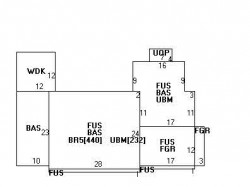 116 Fair Oaks Ave, Newton MA  02460-1153 floor plan