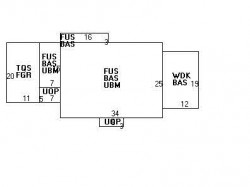 5 Angier Cir, Newton MA  02466-2901 floor plan