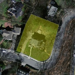 208 Collins Rd, Newton MA 02468-2238 aerial view