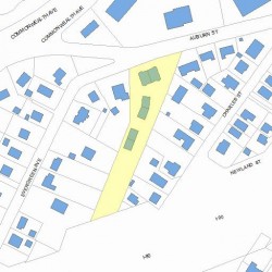 576 Auburn St, Newton MA  02466-1718 plot plan