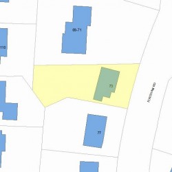 73 Fordham Rd, Newton MA  02465-1208 plot plan