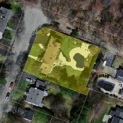 78 Winslow Rd, Newton MA  02468-1712 aerial view