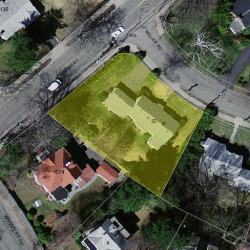 82 Miller Rd, Newton MA  02459-2436 aerial view