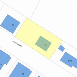 25 Playstead Rd, Newton MA 02458-2124 plot plan